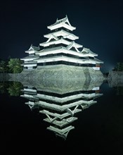 Matsumoto Castle at night