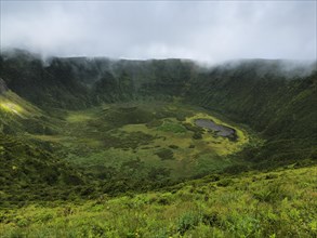 View into the caldera
