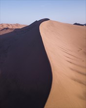 A unique dune in the Gobi Desert