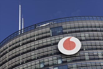 Logo on the Vodafone high-rise