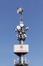 5G mobile phone mast from Vodafone