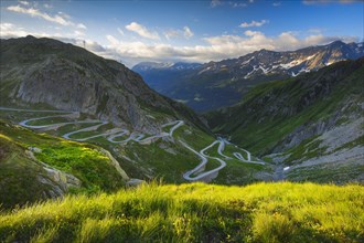 Old Gotthard Pass road