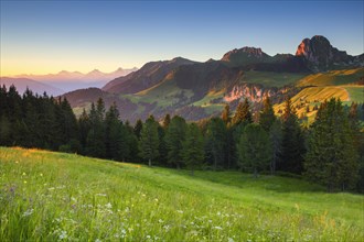 Swiss Alps and foothills of the Alps