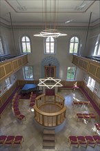 Interior of a synagogue