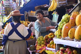 Fruit seller at the market