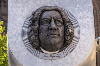 Bach column by Juergen Goertz in Ansbach