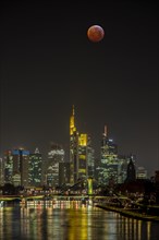 Blood Moon over Frankfurt