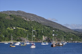 Marina on the banks of Loch Broom