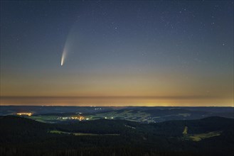 View from Feldberg with Comet Neowise