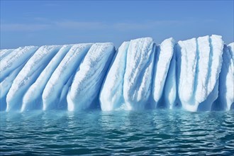 Iceberg drifts through Icefjord