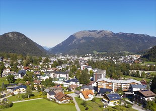 City view of Bad Ischl with Hohem Schrott