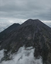 View of volcano