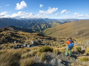 Hiker photographed