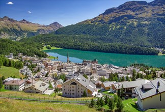 Village overview with Lake St