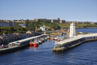 The fishing port of Newcastle upon Tyne