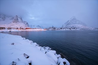 Winter atmosphere on the fjord