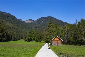 Hiking trail from the Schwarzensee to the Moosalm