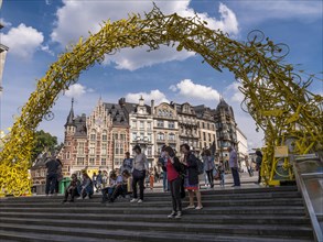 Sculpture bicycles at Mont des Arts