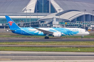 A Boeing 787-9 Dreamliner aircraft of China Southern Airlines with registration number B-209E at Guangzhou