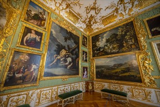 Wall with paintings
