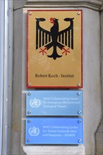 Sign of the Robert Koch Institute