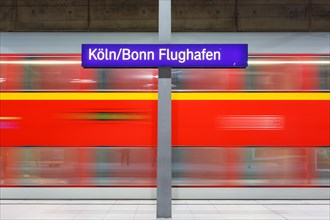 Deutsche Bahn railway station at Cologne Bonn Airport