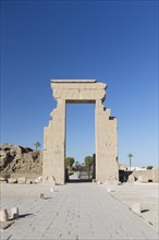 The gate of the temple of Hathor