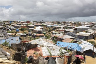 Camp for Rohingya refugees from Myanmar