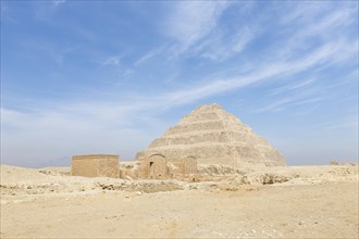 The stepped pyramid of Djoser