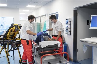 Emergency room of a Covid patient