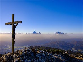 Summit cross of the Berchtesgadener Hochthron