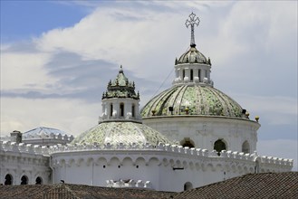 Domes of the Jesuit Church Iglesia de la Compania de Jesus