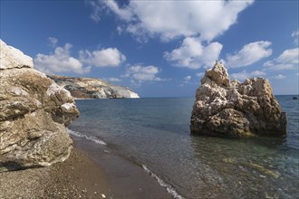 Ancient rock formations and coastline