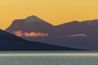 Sunrise in Fjord