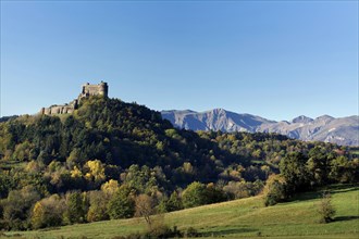 Castle of Murol in autumn