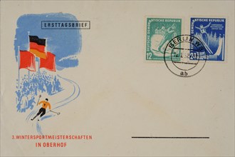 First day cover of the German Democratic Republic