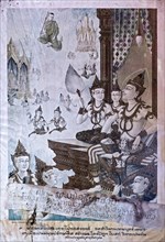 Drawing from the book Phra Malaya with the title The Kingdom of Indra