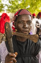 Woman at a Voodoo ceremony in Dogondoutchi