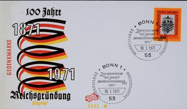 First day cover of the German Federal Post Office