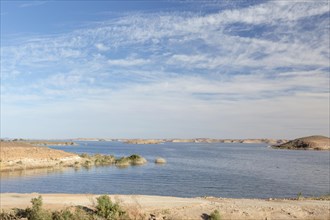 Lake Nasser in Abu Simbel