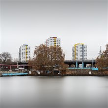 Residential high-rise buildings at Jannowitzbruecke