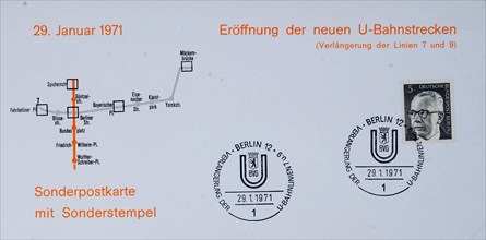 First day cover of the German Federal Post Office