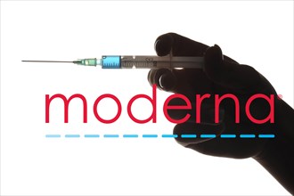 Symbol image Corona vaccine from MODERNA
