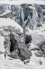 Crevasses at the Glacier du Tour