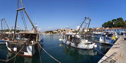 Fishing boats in the port of Vrsar