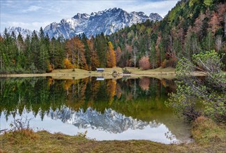 Ferchensee with Karwendel Mountains