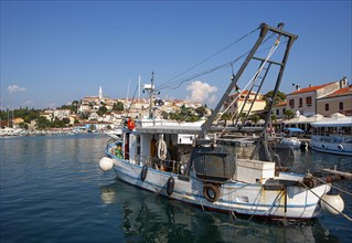 Fishing boats in the port of Vrsar