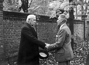 Paul von Hindenburg with Franz von Papen