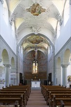 Church nave with chancel