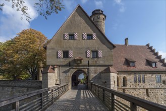 Gatehouse with bridge over the moat